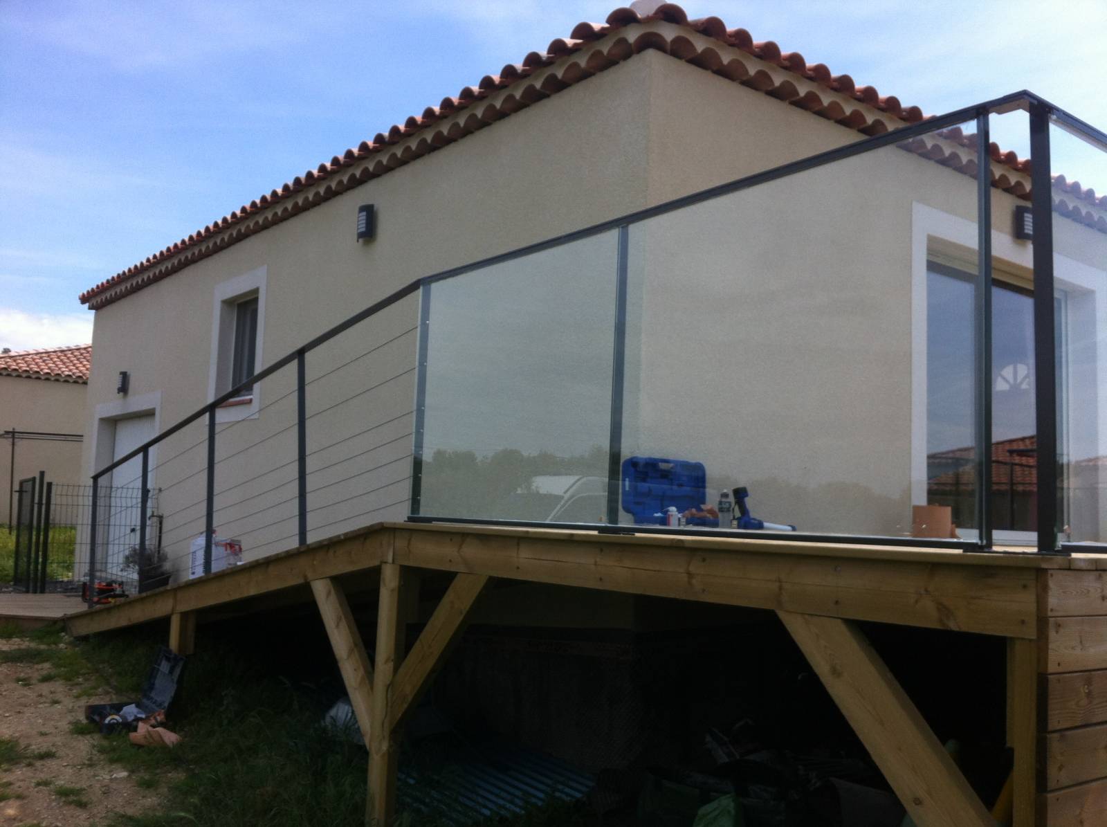 Garde-corps extérieur dans le 13