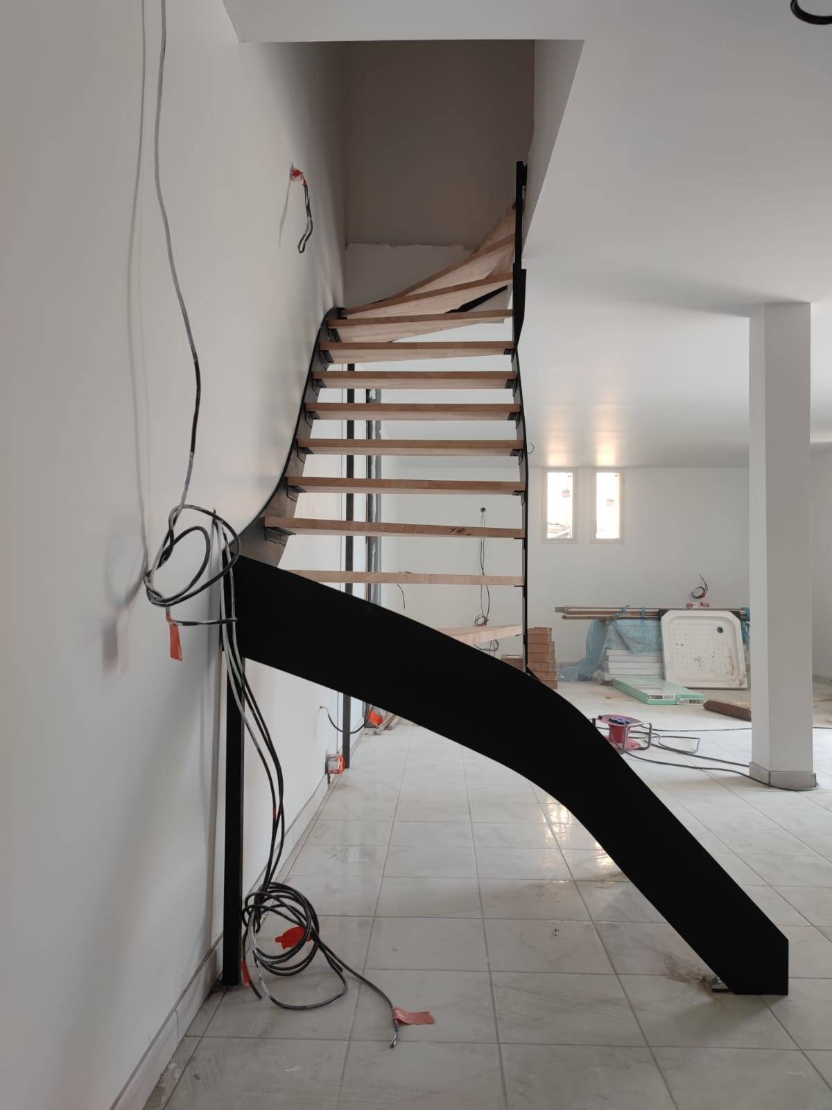 Création d'un escalier industriel