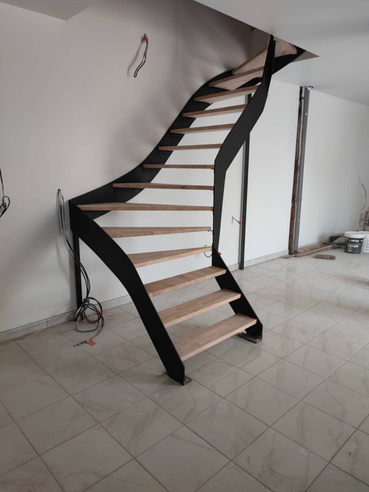 Création d'un escalier industriel