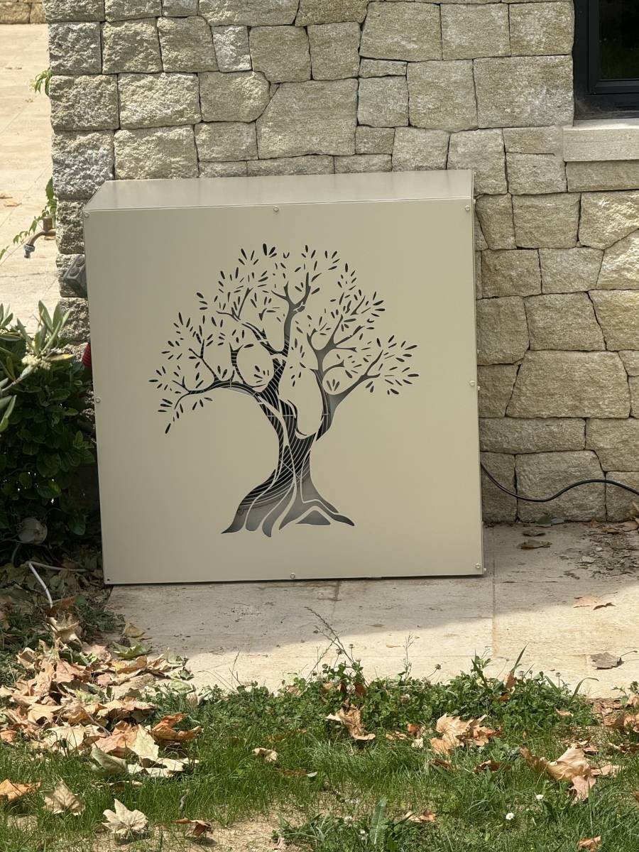 Cache climatiseur sur mesure