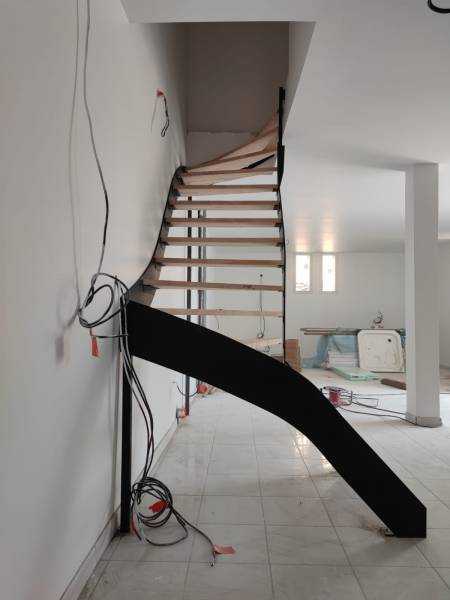 Création d'un escalier industriel