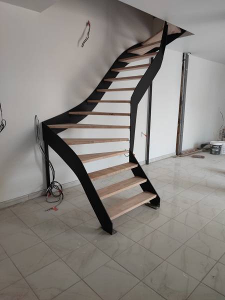 Création d'un escalier industriel