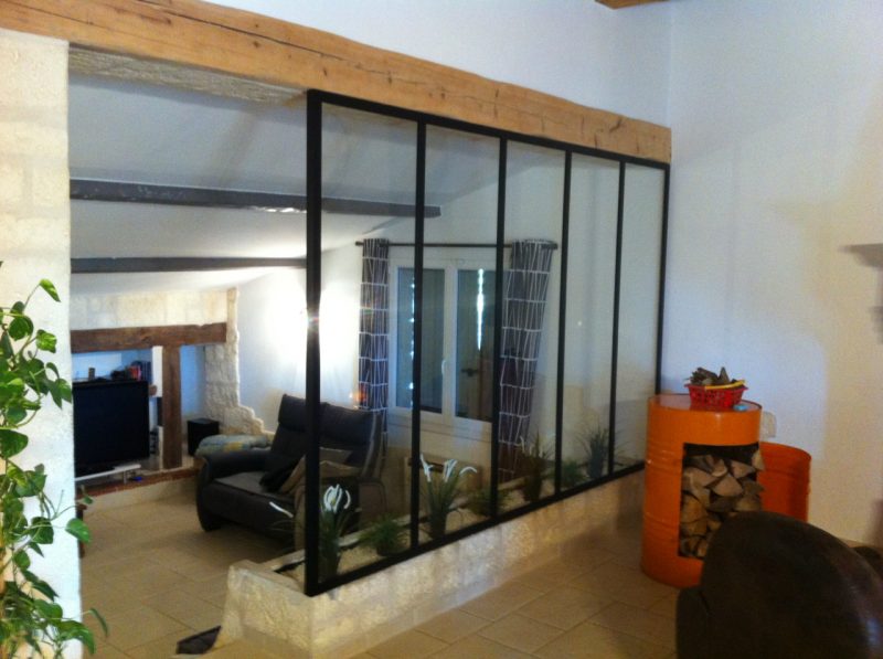 Verrière industrielle avec LED